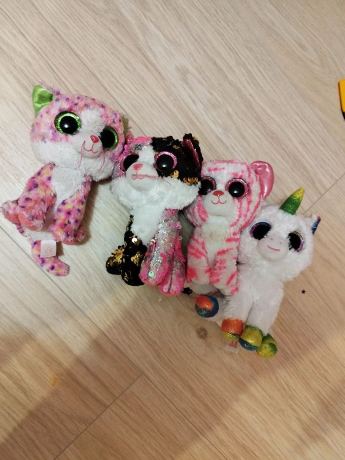 Lot peluches ty