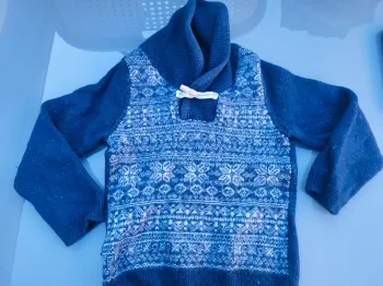 Pull en laine petit bateau 6 ans