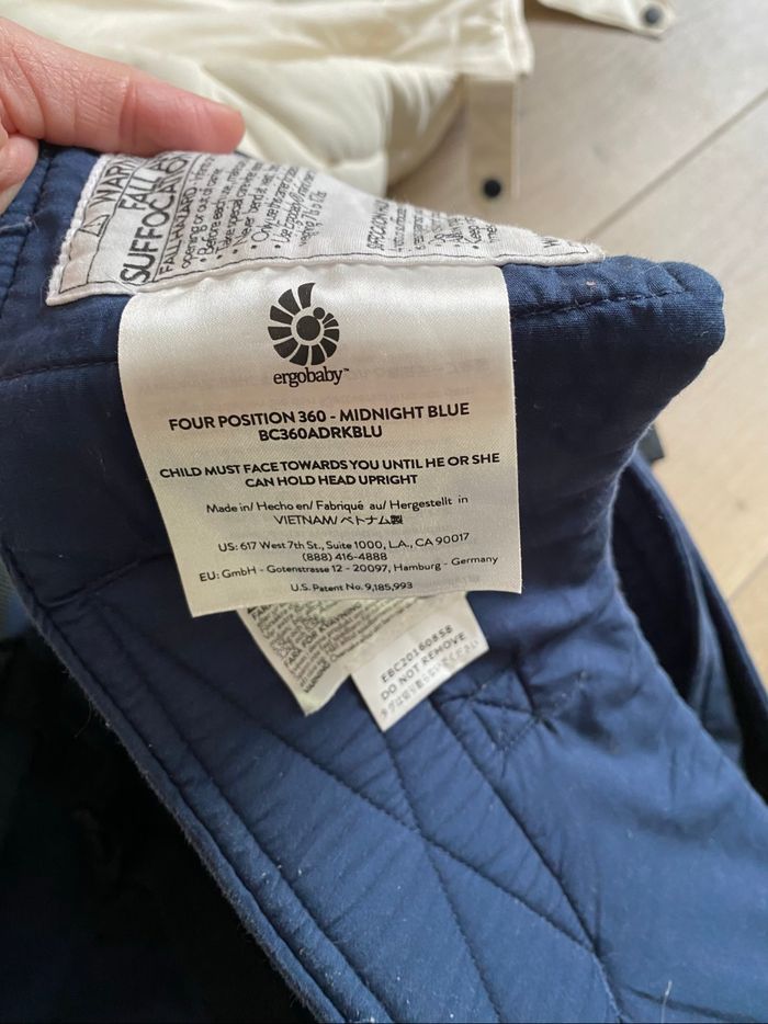Porte bébé ergobaby 360 avec coussin pour nourrisson - photo numéro 4