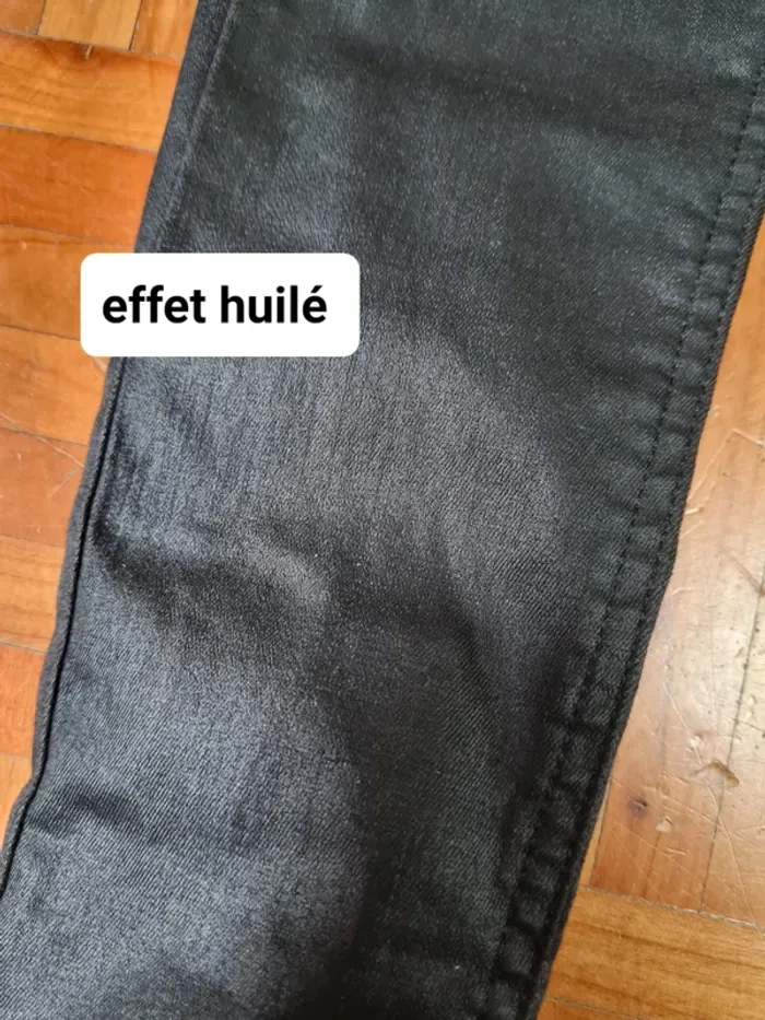 Pantalon femme jegging taille basse IKKS T36 - photo numéro 5