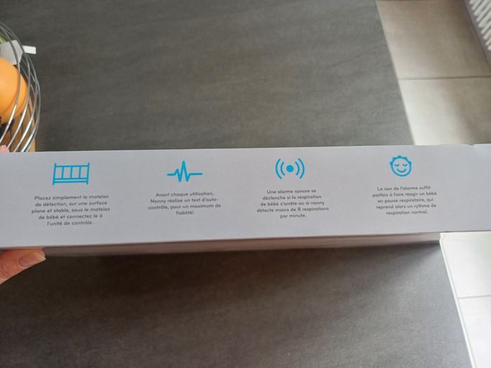 Détecteur respiration lit bébé - photo numéro 2