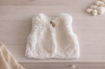 Veste sans manches Mots d’Enfants – 3 mois