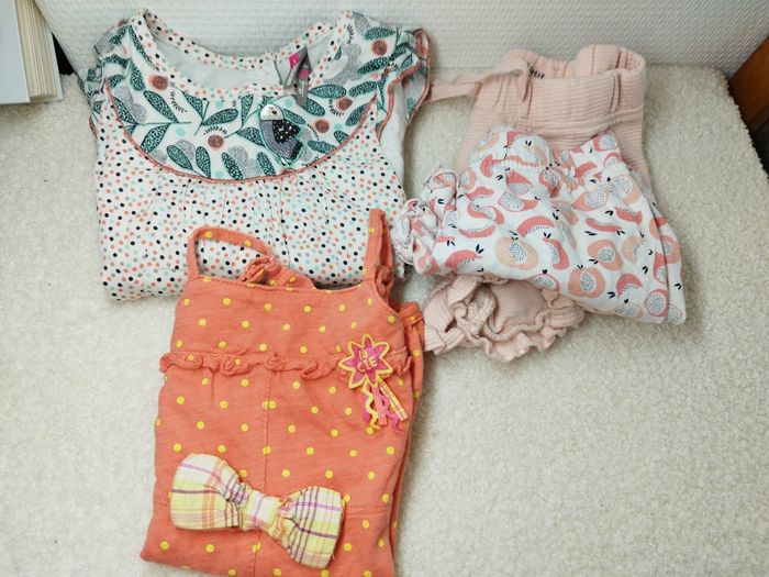 Lot vêtements bébé fille eté - photo numéro 6