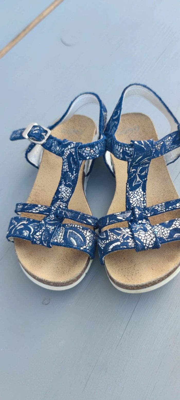 Sandales bleu marine
