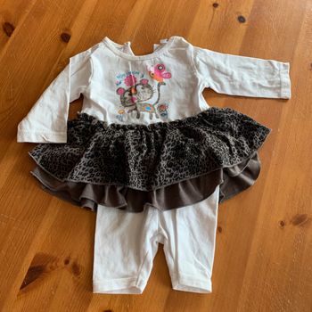 Ensemble robe legging bébé