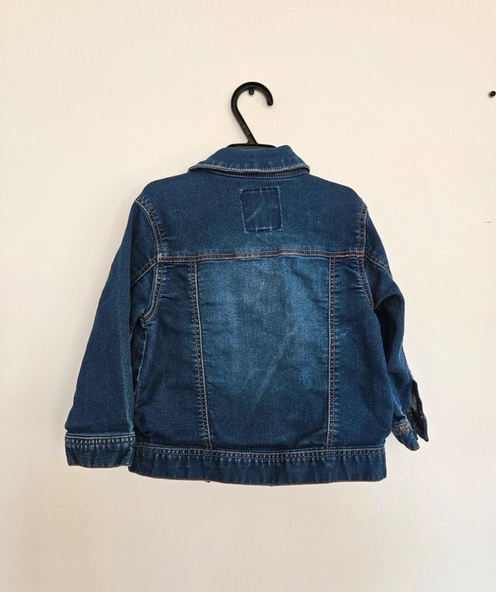 Veste en jean bleu marine - 24 mois - photo numéro 3