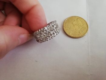 Magnifique bague vintage strass