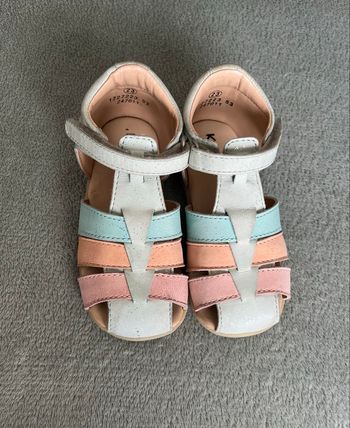 Sandales cuir bébé Kickers 23