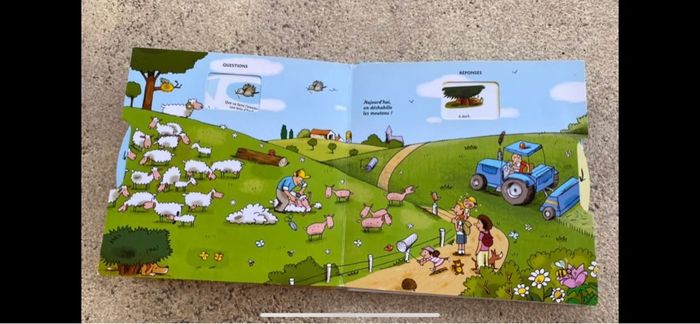 Livre animé la vie à la ferme - photo numéro 3