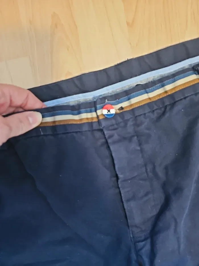 Pantalon habillé homme bleu marine taille 50 - photo numéro 4