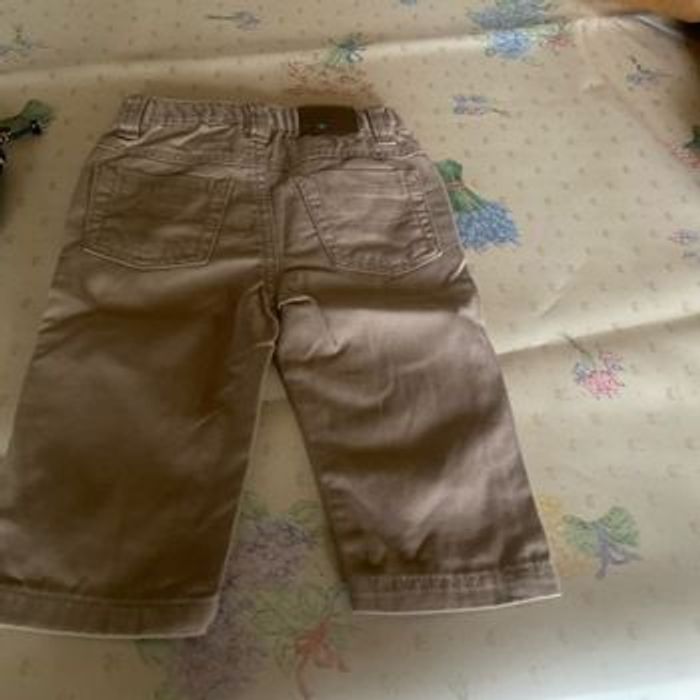 Lots 1 pantalon Jeans  6mois  68cm  marron - photo numéro 6