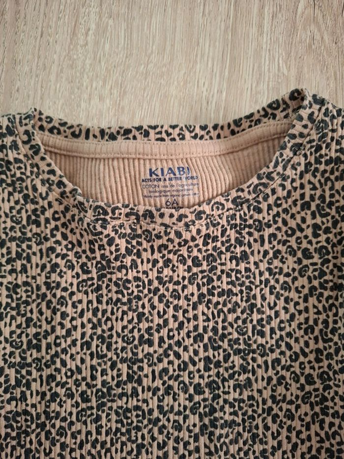 Tee shirt manche longue fille kiabi taille 6 ans - photo numéro 3