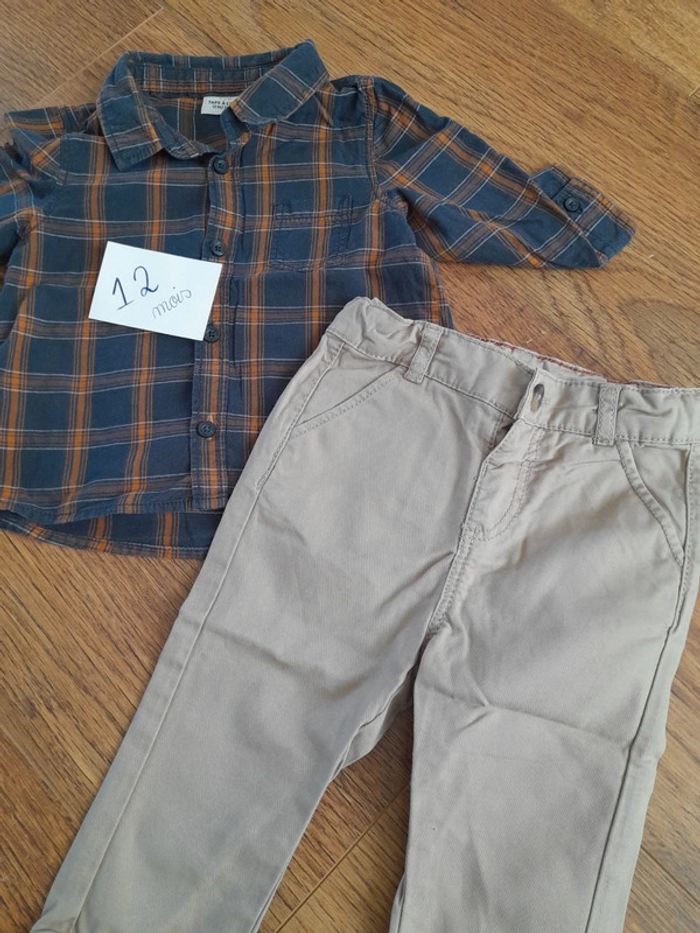 Ensemble 2 pièces 12 mois neuf