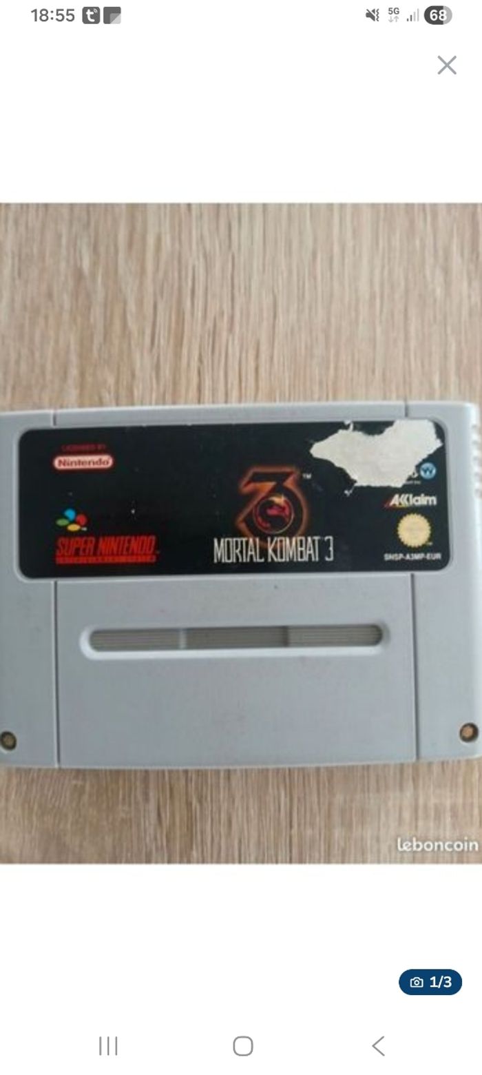 Mortal kombat 3 super nintendo