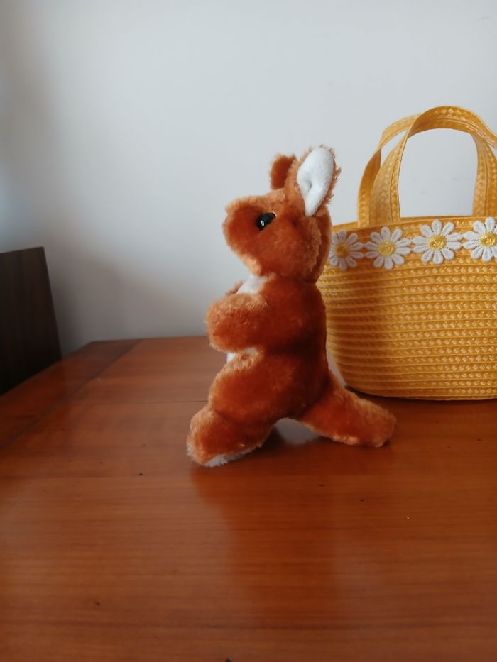 Doudou-Peluche Bébé Kangourou *16 cm - photo numéro 7