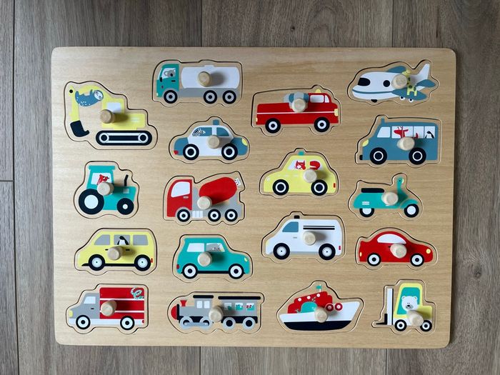 Puzzle véhicules Vertbaudet