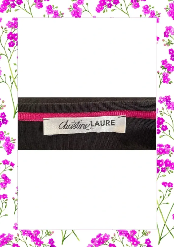T-shirt manches 7/8éme " Christine Laure" - photo numéro 4