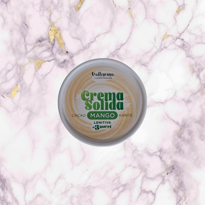 Crème Corps Solide Artisanal à la Mangue (90 g - équivaut à 500 ml de crème liquide) - Vallescura - photo numéro 3