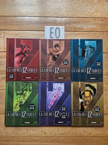 Lot de 6 bd la loi des 12 tables 1 à 6,EO (série complète)