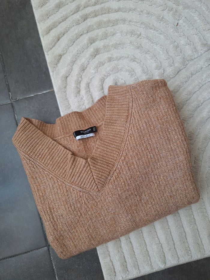 Pull camel mérinos et alpaga - photo numéro 3