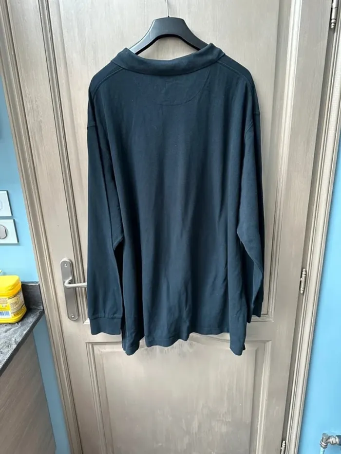 Polo manche longue taillissime 7XL noir - photo numéro 17