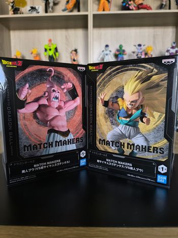 Figurines Dragon Ball Z - Duo Match Makers : Majin Buu VS Gotenks SSJ3 - Officielle Import Japon