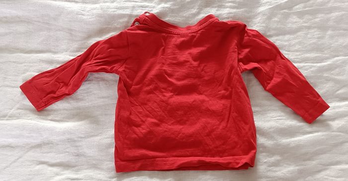 Tee shirt imprimé cravate 9 mois - photo numéro 2