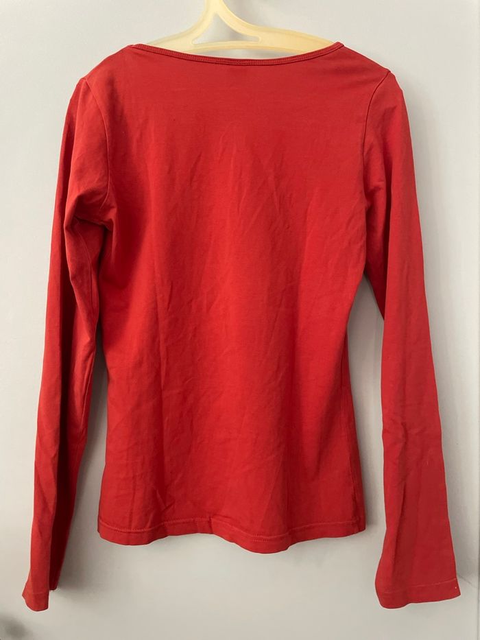 T-shirt rouge femme / camaïeu - photo numéro 2