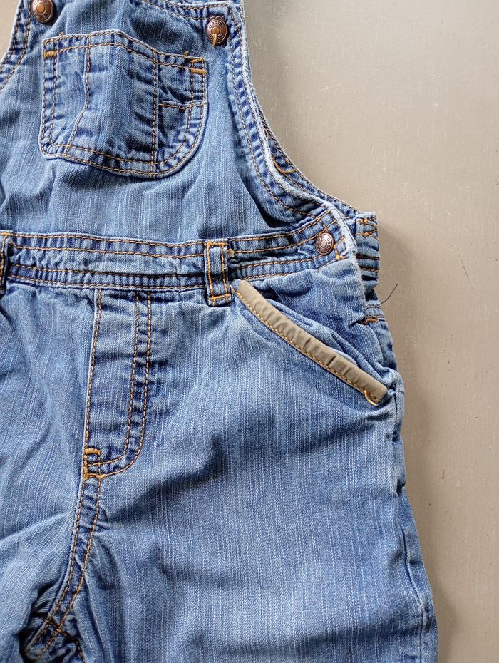 Salopette en jean 74 cm  Obaibi - photo numéro 2