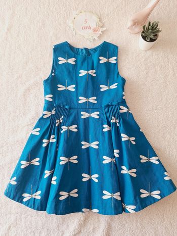 Robe cérémonie libellules