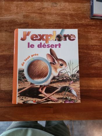 Livre : j'explore le désert