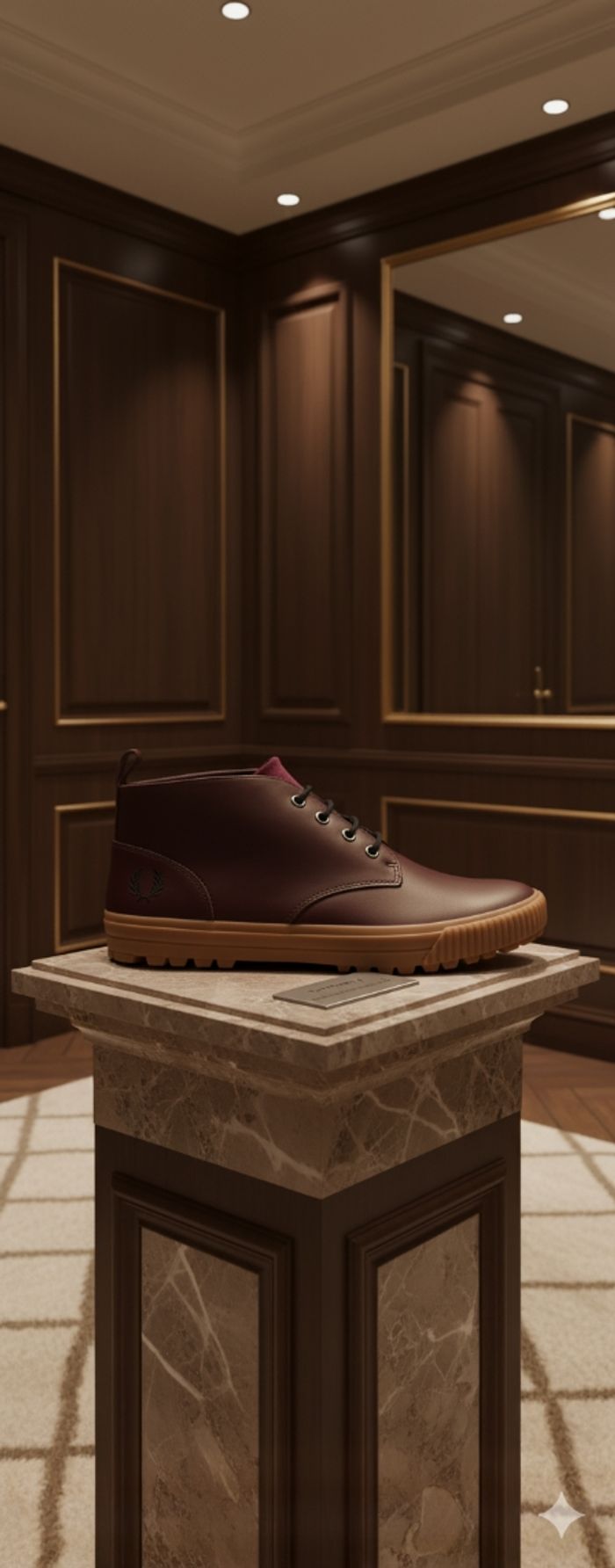 🌹👟pièce unique - fred perry t.40 ✨ bottines bordeaux homme/femme - stock limité - photo numéro 4