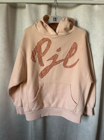 Pull sweat abricot dentelle 10 ans Pépé Jeans