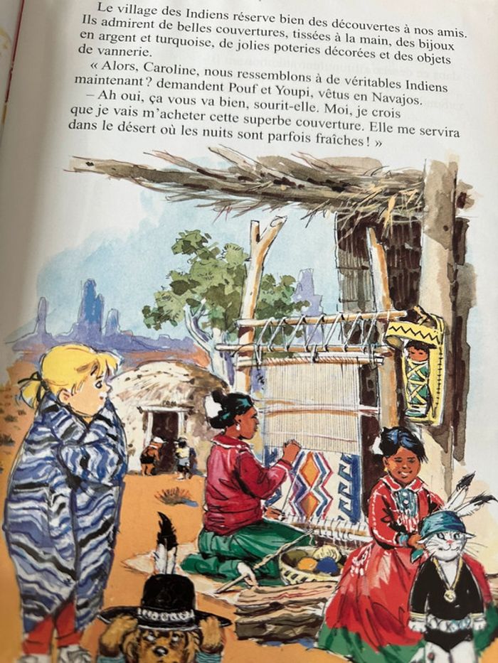 Livre rare Caroline en Amérique USA album bd Pierre Probst contour couleurs multicolore - photo numéro 9