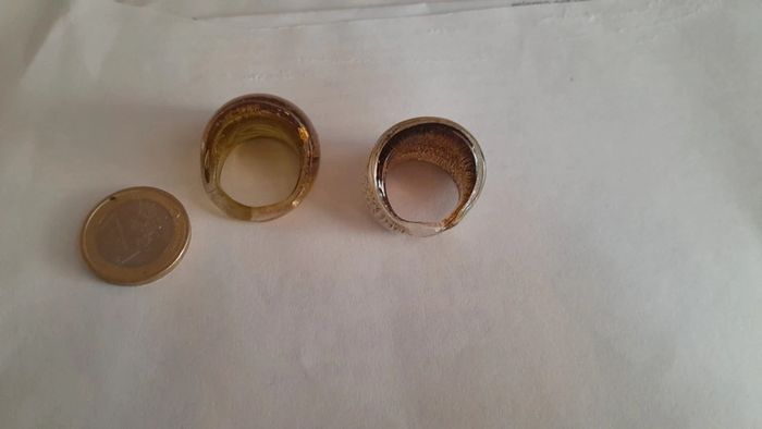Lot 2 magnifiques bagues vintage - photo numéro 3