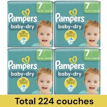 4 cartons Pampers Baby-dry T7