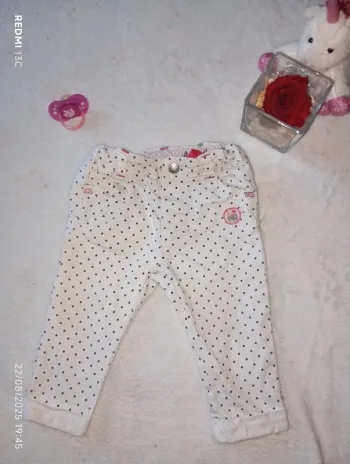 Pantalon a pois