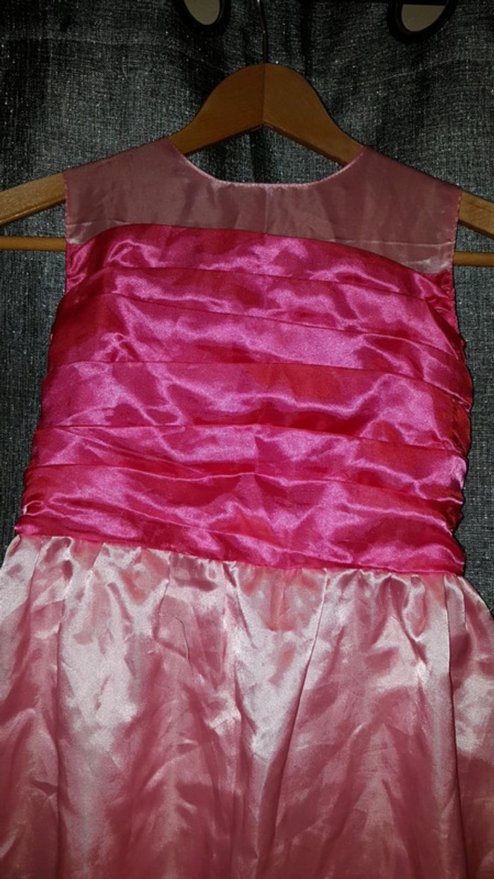 Robe longue de princesse rose 6 ans - photo numéro 2