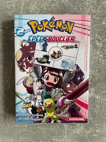 Manga Pokémon épée et bouclier tome 2 en français.