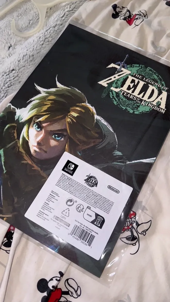 poster zelda + autocollants