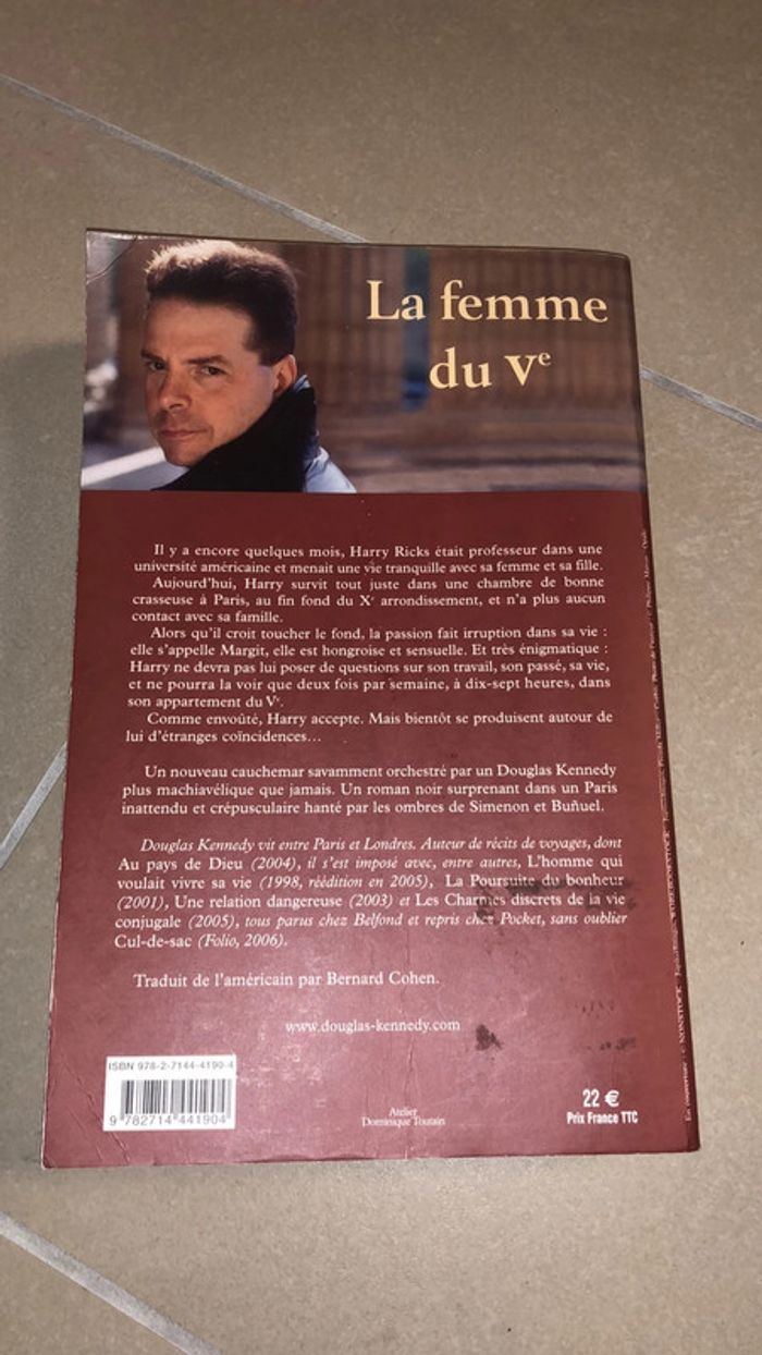 La femme du V eme douglas Kennedy - photo numéro 2