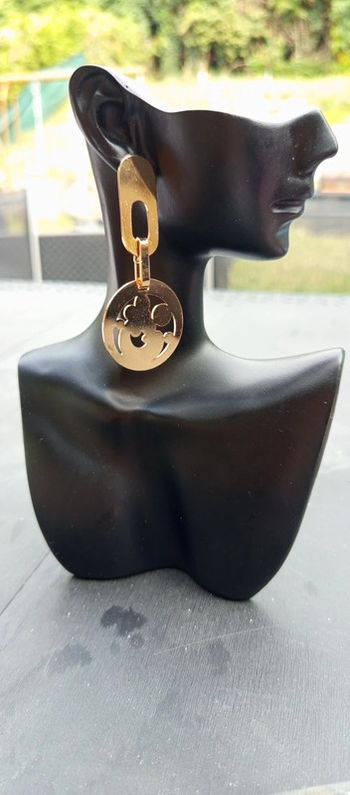 Boucles d'oreilles rondes