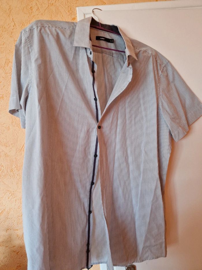 Chemise manche courte celio xl