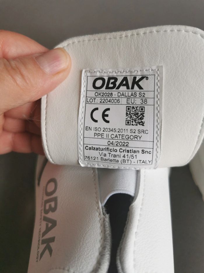 Chaussures de sécurité Obak - photo numéro 8