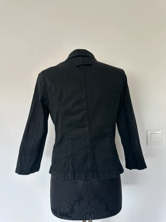 Veste blazer cintré noir - photo numéro 4
