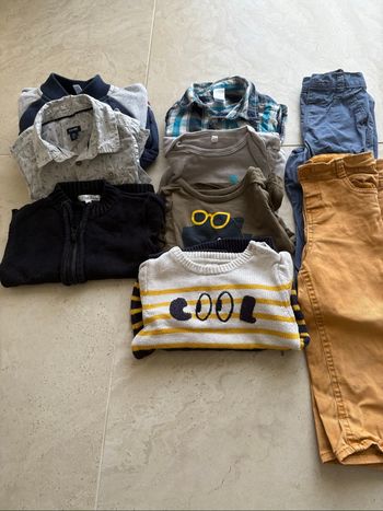 Lot vêtements garçon