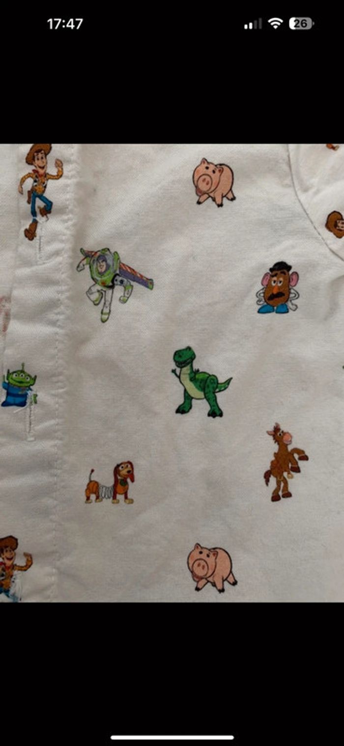 Chemise + short toy story - photo numéro 3