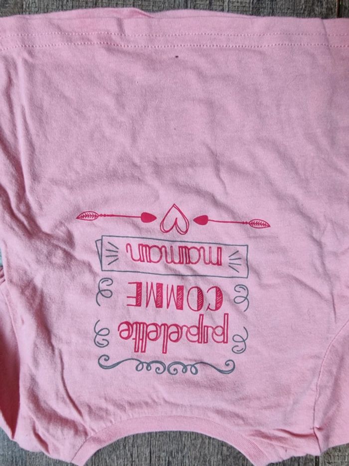 Tee shirt rose manche longue 12 mois - photo numéro 2