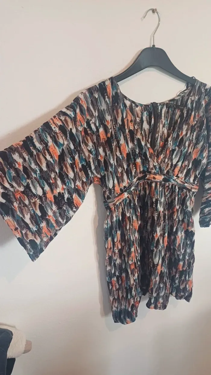 Blouse volant zara - Taille S - photo numéro 2