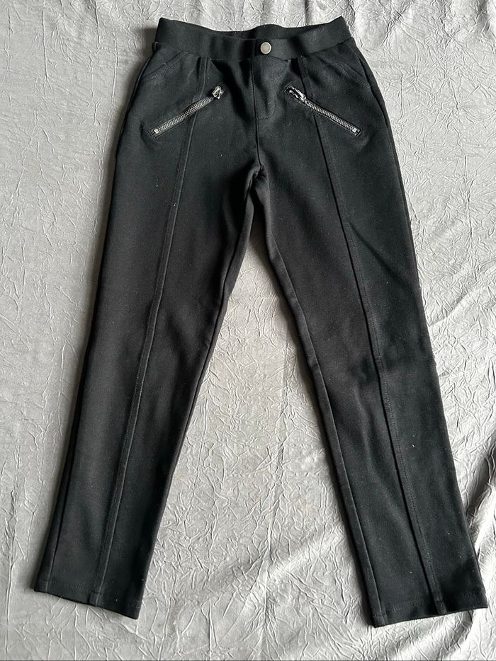Lot de 2 pantalons leggings enfant fille - photo numéro 2